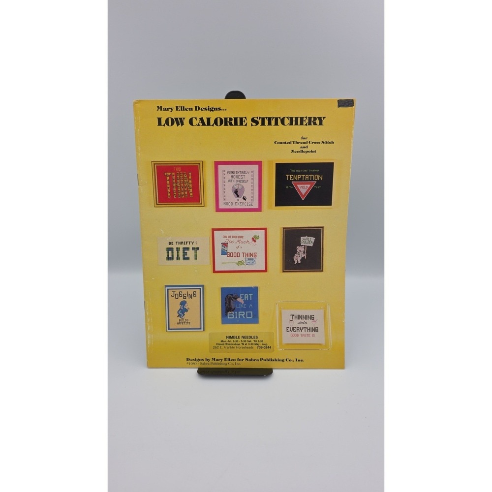 Low Calorie Stitchery, 1980, Cross Stitch Pattern‎ Booklet